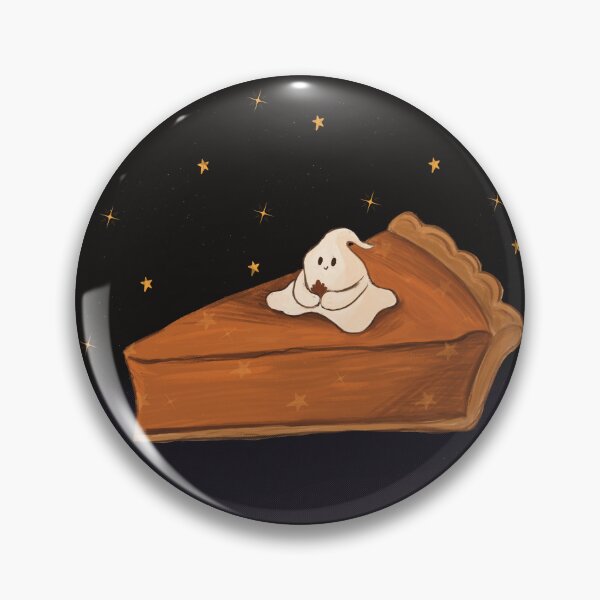 Item preview, Spooky haunted pumpkin pie designed and sold by SplodgeBlossom Illustration.