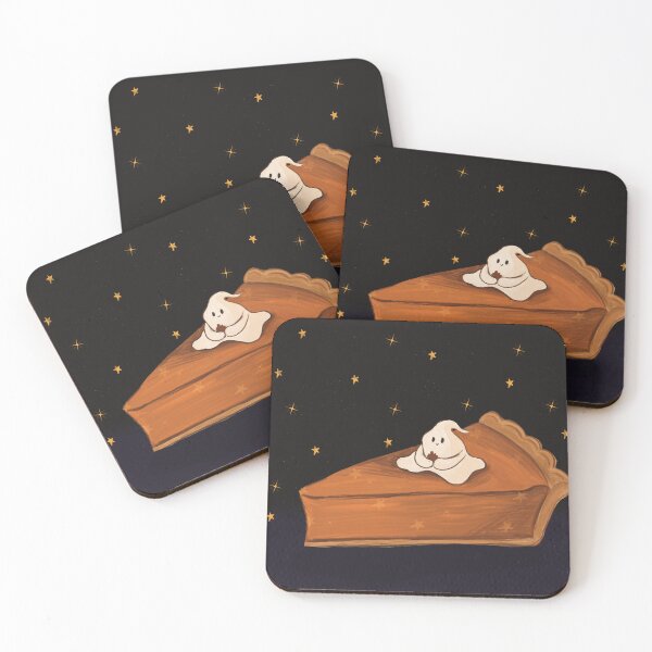 Item preview, Spooky haunted pumpkin pie designed and sold by SplodgeBlossom Illustration.