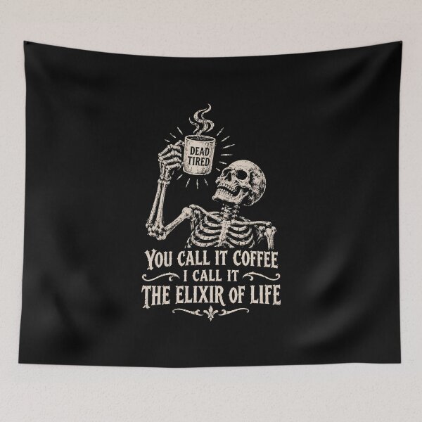 Item preview, Vintage Coffee You Call It Coffee I Call It the Elixir of Life  designed and sold by DemureArtsy.