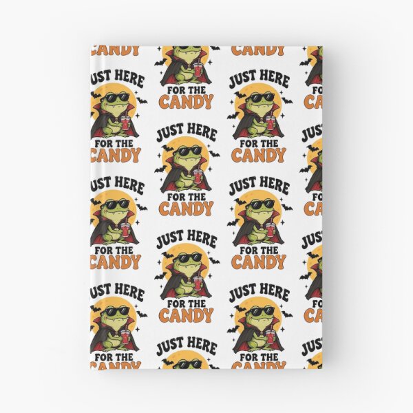 Item preview, Just Here for the Candy Vampire Frog – Cute Halloween designed and sold by kstheladesigns.