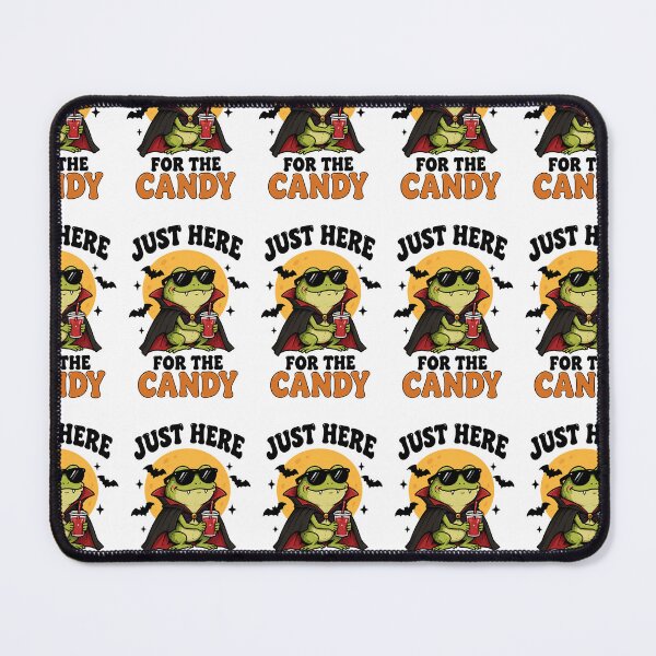Item preview, Just Here for the Candy Vampire Frog – Cute Halloween designed and sold by kstheladesigns.