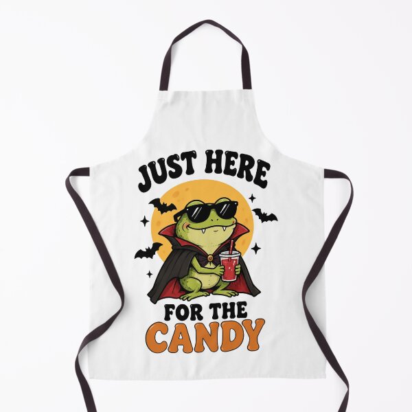 Item preview, Just Here for the Candy Vampire Frog – Cute Halloween designed and sold by kstheladesigns.