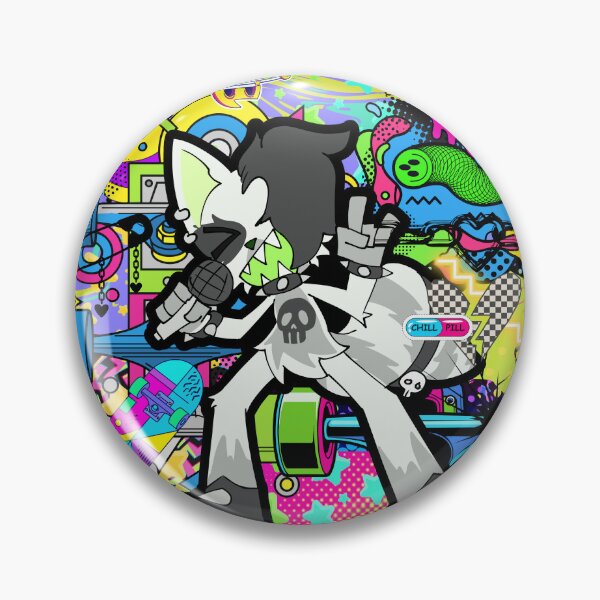 Item preview, Y2K Trippy Punk Cat Girl Cybercore Rave Aesthetic designed and sold by Side By Side Studio.