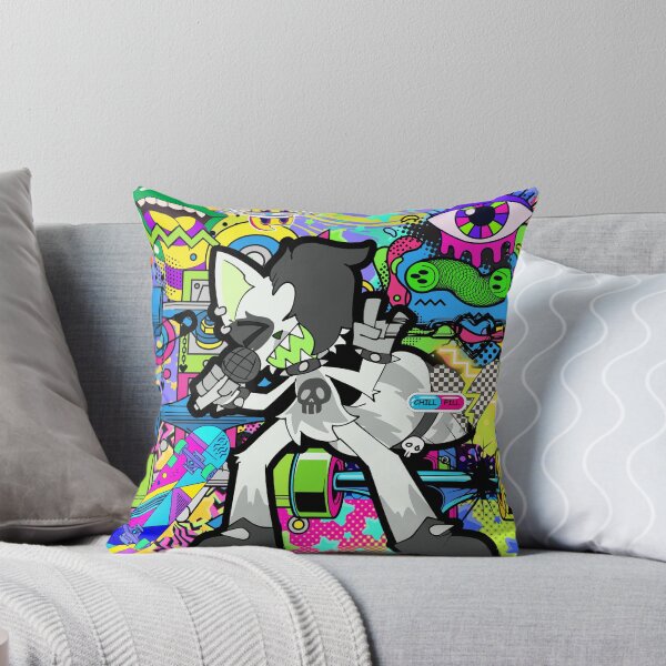 Item preview, Y2K Trippy Punk Cat Girl Cybercore Rave Aesthetic designed and sold by Side By Side Studio.