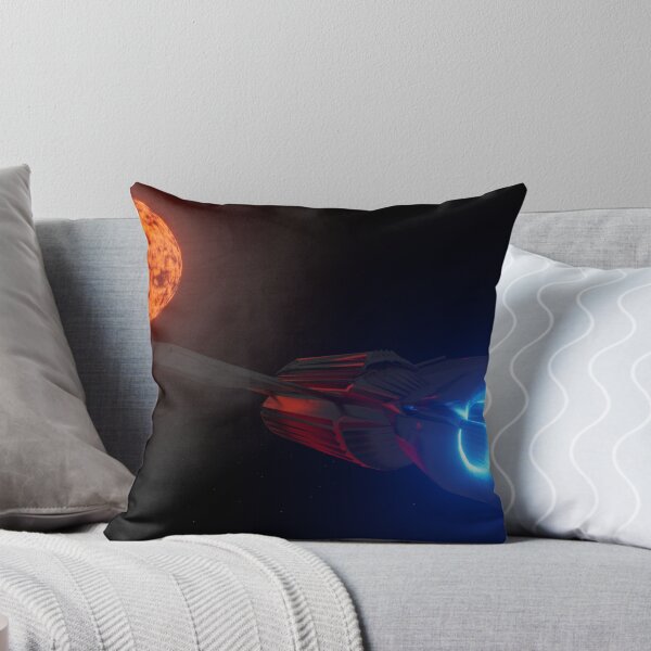 Item preview, Interstellar Travel Spaceship Near a Fiery Sun designed and sold by SuzanaTArt.