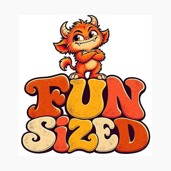 Item preview, ⚡FUN SIZED ⚡ designed and sold by WheelieGdArt.