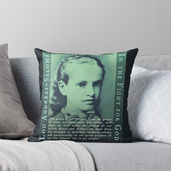 Item preview, Lou Andreas-Salomé quote: The grave is not the end. From the graves of those we love most and where, with those we love most, are buried all our selfish drives and desires, designed and sold by artbleed.