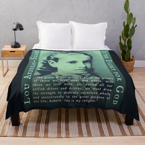 Item preview, Lou Andreas-Salomé quote: The grave is not the end. From the graves of those we love most and where, with those we love most, are buried all our selfish drives and desires, designed and sold by artbleed.