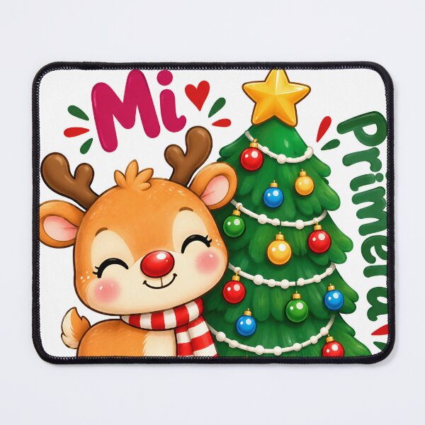 Item preview, Mi Primera Navidad Kawaii Reindeer designed and sold by Pure Craft.