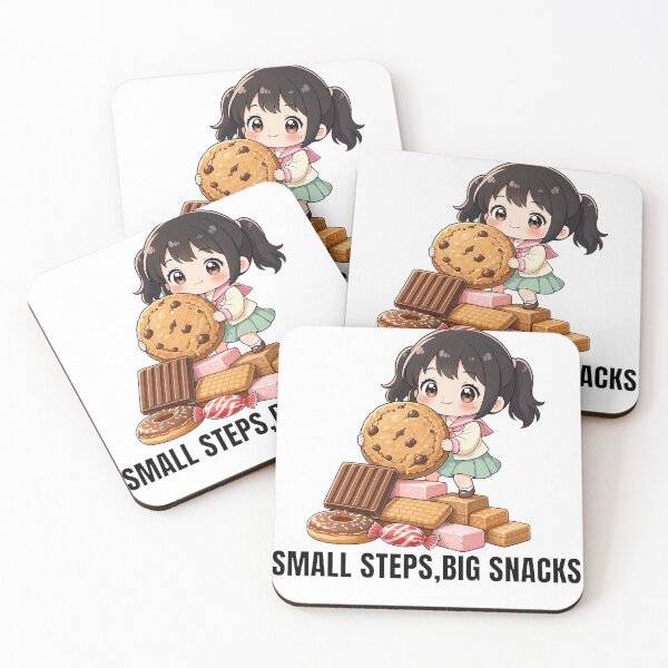 Item preview, Small steps, big snacks. Cute inspirational motto designed and sold by katerynaS99.