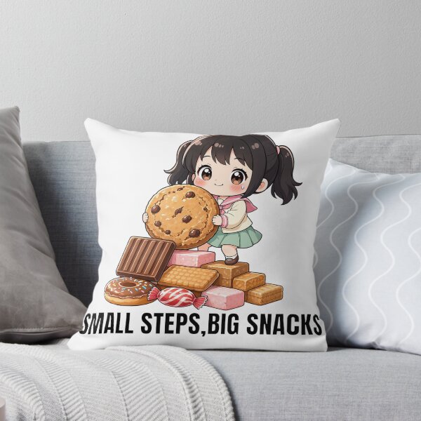 Item preview, Small steps, big snacks. Cute inspirational motto designed and sold by katerynaS99.
