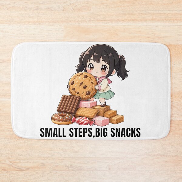 Item preview, Small steps, big snacks. Cute inspirational motto designed and sold by katerynaS99.