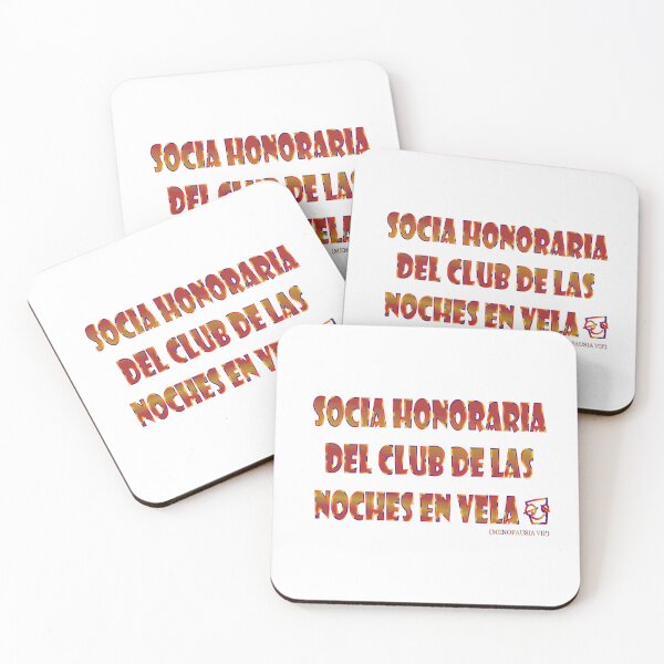 Item preview, Socia honoraria del club de las noches en vela - Spanish Menopause Humor designed and sold by Yamy Morrell Art and Design.
