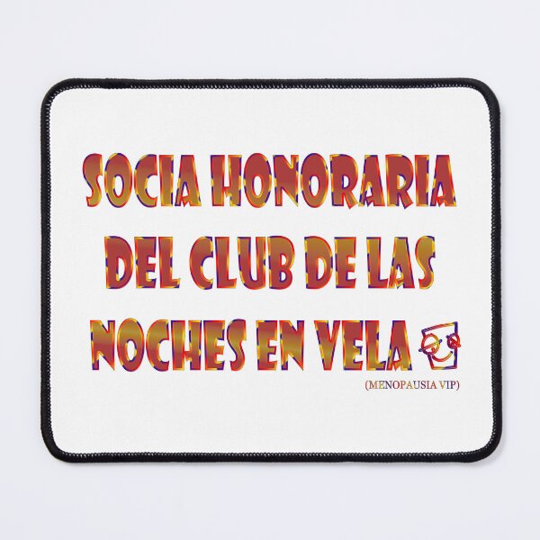 Item preview, Socia honoraria del club de las noches en vela - Spanish Menopause Humor designed and sold by Yamy Morrell Art and Design.