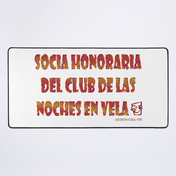 Item preview, Socia honoraria del club de las noches en vela - Spanish Menopause Humor designed and sold by Yamy Morrell Art and Design.