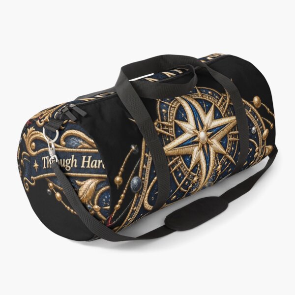 Item preview, Per Aspera Ad Astra Embroidery – Through Hardships to the Stars Celestial Latin Motto Art designed and sold by Emoji Emblems.