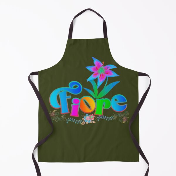 Item preview, Fiore Italian Word For Flower Lily Floral Botanical Typography Art designed and sold by Miheerala.