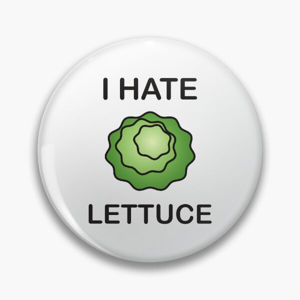 Item preview, I Hate Lettuce - Funny Picky Eater Gift designed and sold by I HATE IT!.