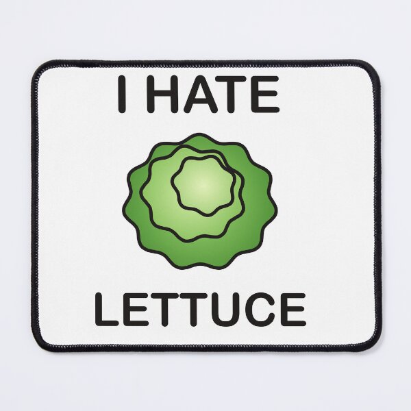 Item preview, I Hate Lettuce - Funny Picky Eater Gift designed and sold by I HATE IT!.