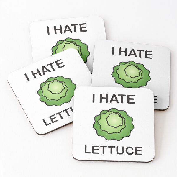 Item preview, I Hate Lettuce - Funny Picky Eater Gift designed and sold by I HATE IT!.