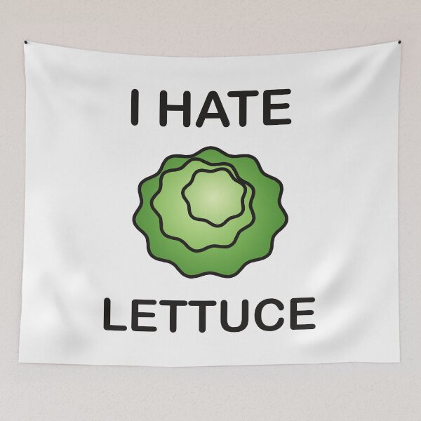 Item preview, I Hate Lettuce - Funny Picky Eater Gift designed and sold by I HATE IT!.