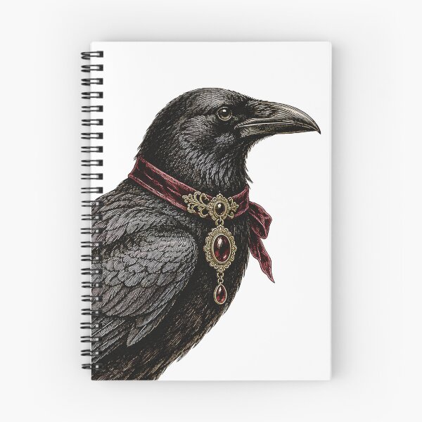 Item preview, Vintage Gothic Crow Illustration designed and sold by Impossible Archive.