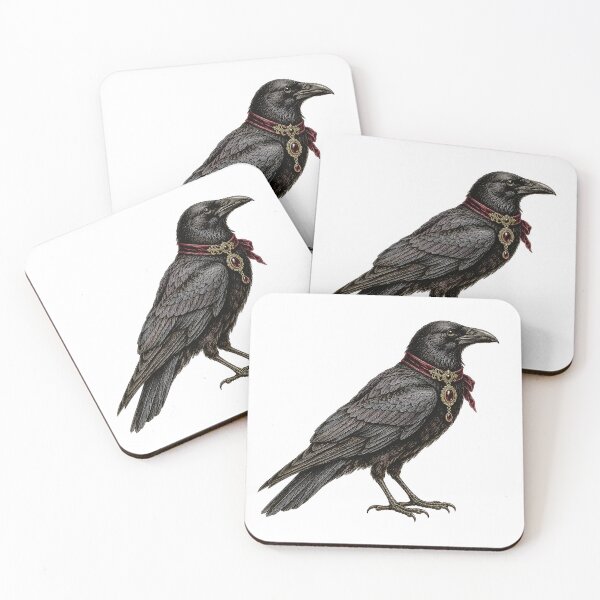 Item preview, Vintage Gothic Crow Illustration designed and sold by Impossible Archive.