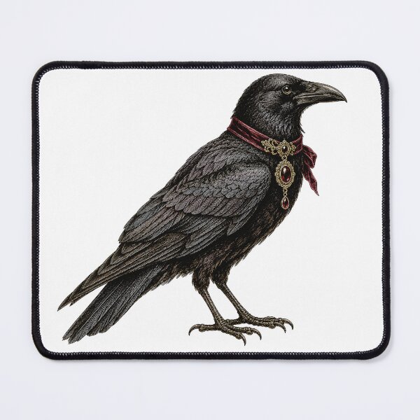 Item preview, Vintage Gothic Crow Illustration designed and sold by Impossible Archive.