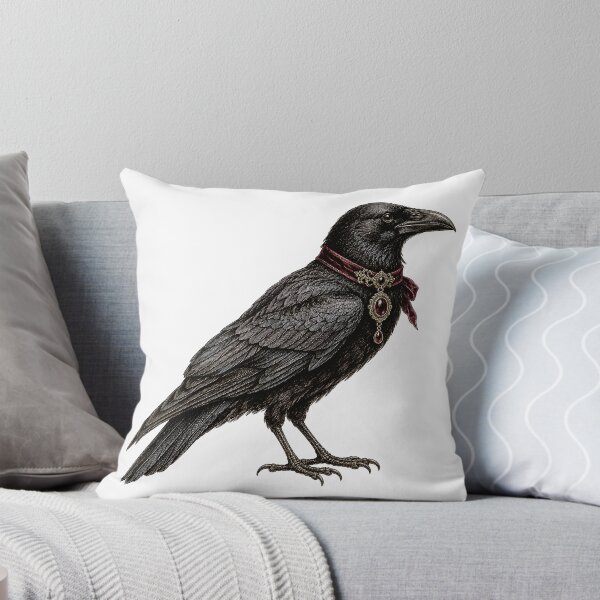 Item preview, Vintage Gothic Crow Illustration designed and sold by Impossible Archive.