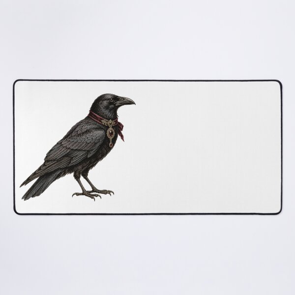 Item preview, Vintage Gothic Crow Illustration designed and sold by Impossible Archive.