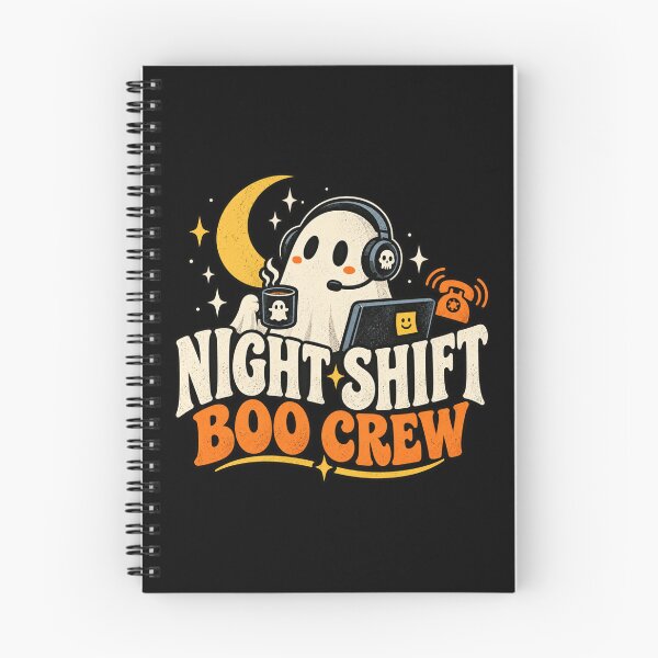 Item preview, Night Shift Boo Crew Ghost – Funny Halloween Night Shift Worker Design designed and sold by 1DreamerShop.