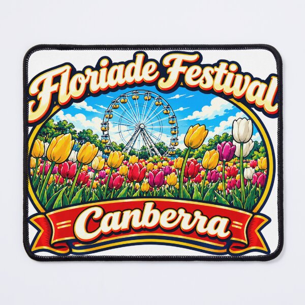 Item preview, Floriade Festival Canberra - Vintage Travel Art designed and sold by ryanapples2.
