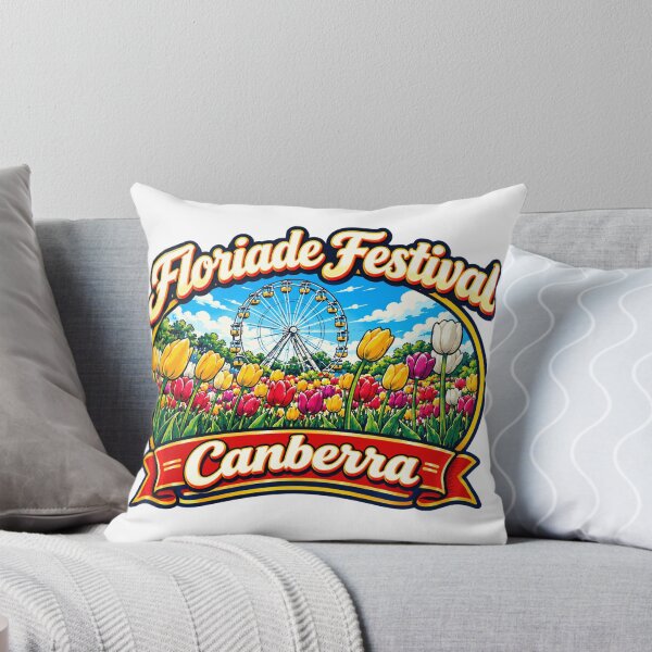Item preview, Floriade Festival Canberra - Vintage Travel Art designed and sold by ryanapples2.