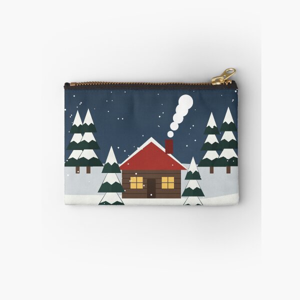 Item preview, Let It Snow Winter Cabin at Night designed and sold by ChromaLens.