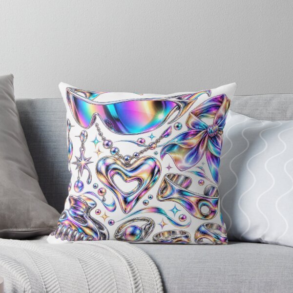 Item preview, Statement Accessories - Chrome Rainbow Current Fashion Collage	 designed and sold by The198X.