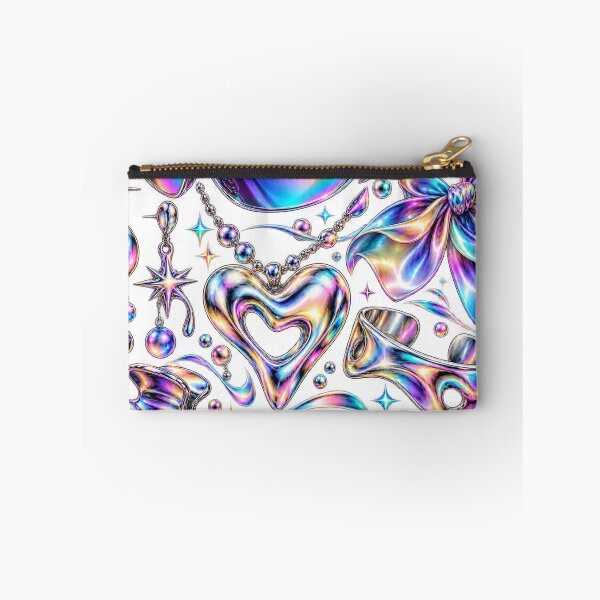 Item preview, Statement Accessories - Chrome Rainbow Current Fashion Collage	 designed and sold by The198X.