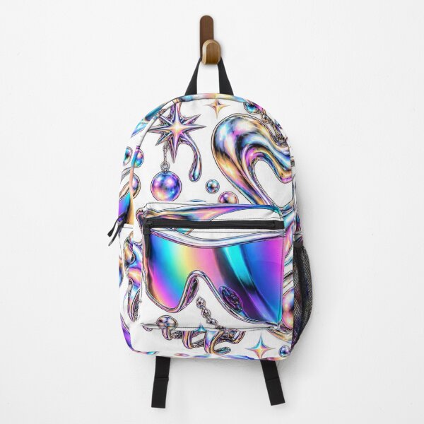 Item preview, Statement Accessories - Chrome Rainbow Current Fashion Collage	 designed and sold by The198X.