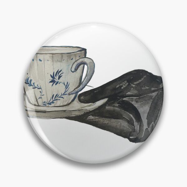 Item preview, Elegant Tea Time Blue Porcelain Cup designed and sold by WoodlandPlay.