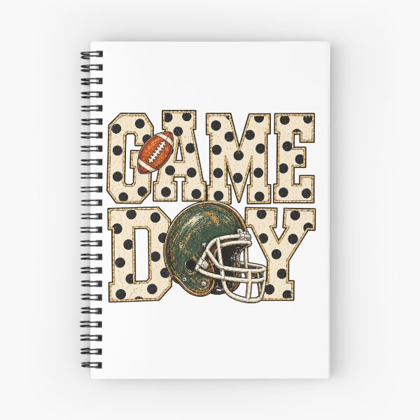 Item preview, Game Day Green Bay Football Helmet Vintage Polka Dot designed and sold by PunPals-Art.