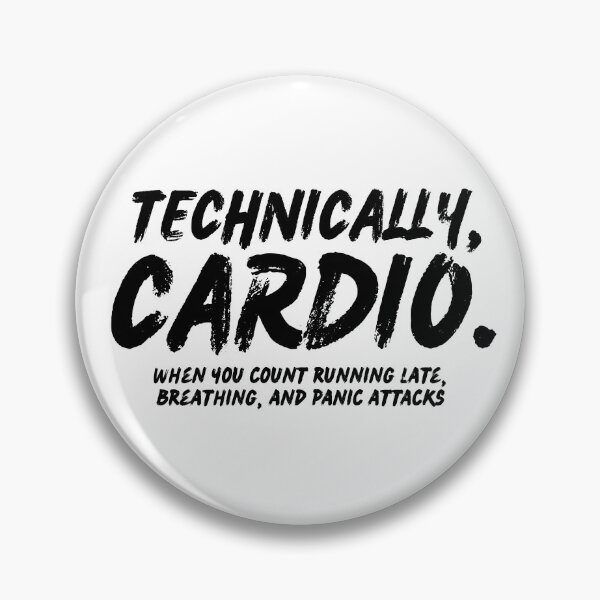 Item preview, Technically Cardio Funny Fitness Gym Humor Gift T-Shirt no.1 designed and sold by is-ann-are.