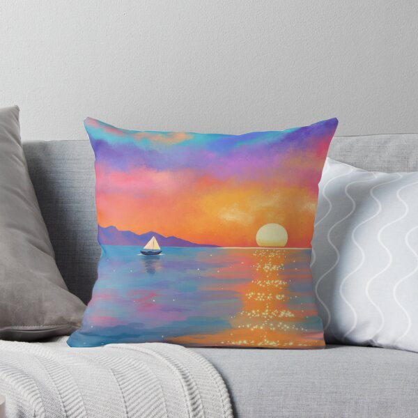 Item preview, Boat Sea Sunset designed and sold by everafterhue.