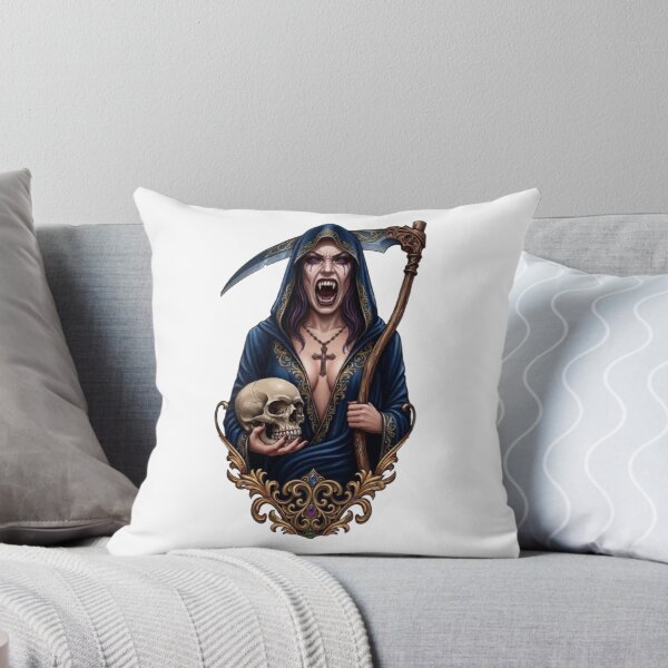 Item preview, Screaming Vampire Reaper with Scythe and Skull designed and sold by CHRIST5000.