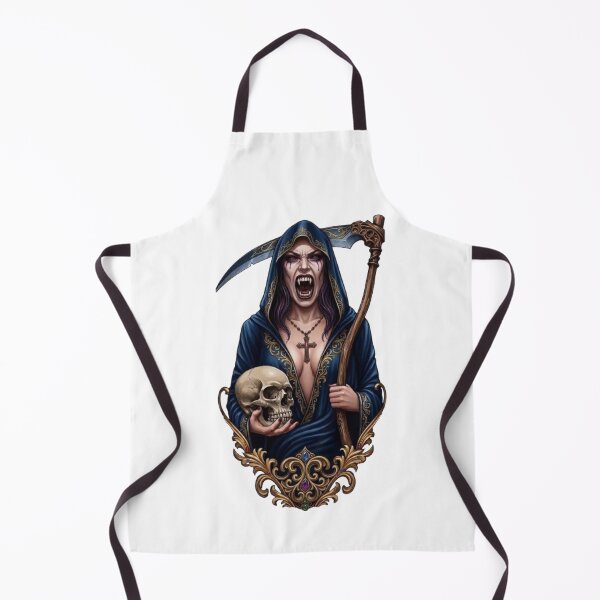 Item preview, Screaming Vampire Reaper with Scythe and Skull designed and sold by CHRIST5000.