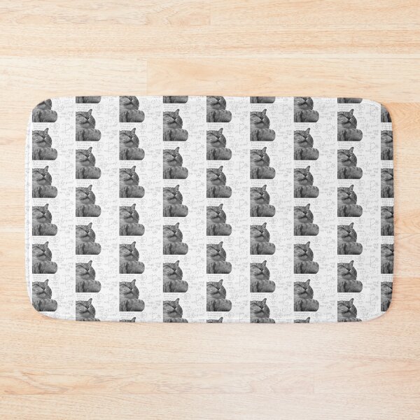 Item preview, Silly Tabby Cat Math Calculating Genius Meme designed and sold by fahiko.