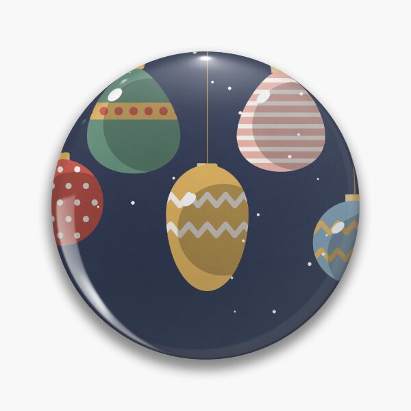 Item preview, Cozy Season Retro Christmas Ornaments designed and sold by ChromaLens.