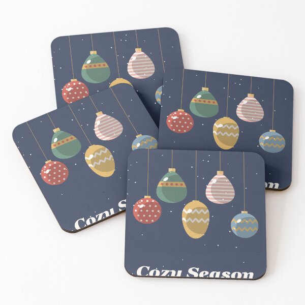 Item preview, Cozy Season Retro Christmas Ornaments designed and sold by ChromaLens.