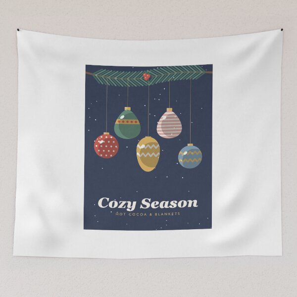 Item preview, Cozy Season Retro Christmas Ornaments designed and sold by ChromaLens.