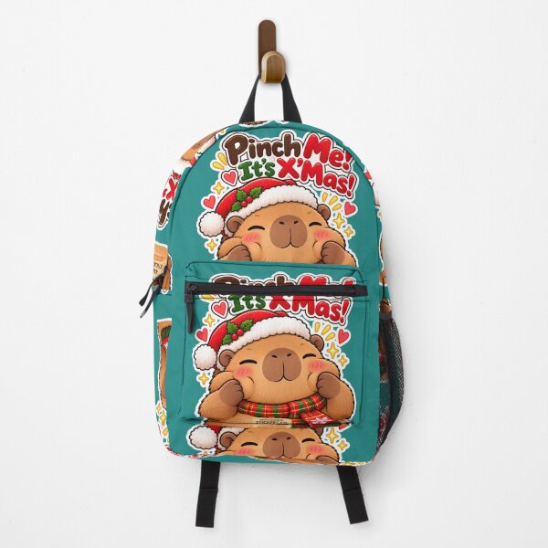 Item preview, PINCH ME! IT'S X'MAS! 2026 BY NAGGINGSTICKERSCO. NAGGING CAPYBARA'S A VERY NAGGING CHRISTMAS! COLLECTION | GREEN Edition | No.01 designed and sold by LaMaisonOfMY.
