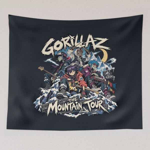 Item preview, Gorillaz The Mountain Tour designed and sold by AndyGordon125.