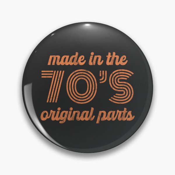 Item preview, Made in the 70s Original Parts Vintage 1970s Birthday Retro Gift #2 designed and sold by SalahBlt.